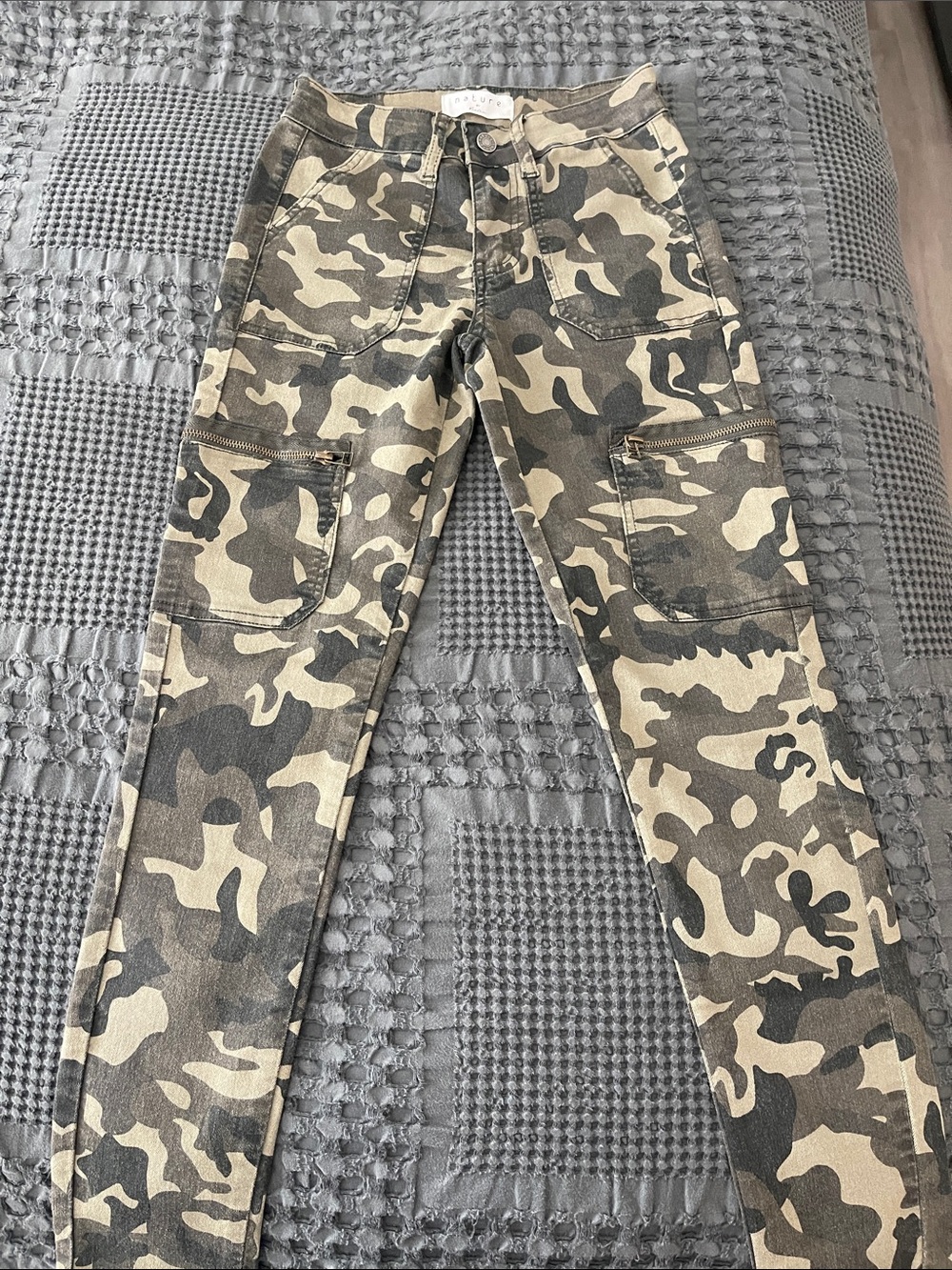 Nature by Kancan Camo Skinny Jeans‎ Style# KC6242CL